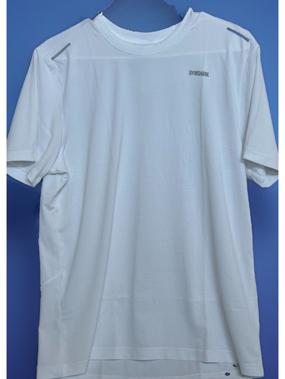 New Men's Gymshark Built For More T-Shirt. White. Medium NWOT